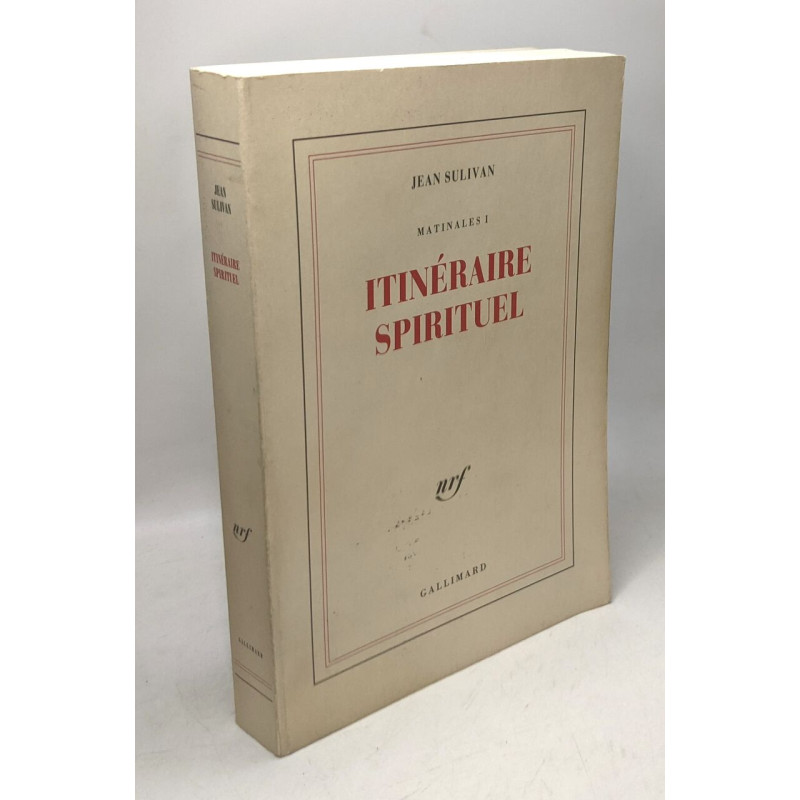 Itinéraire spirituel