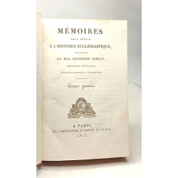 Mémoires pour servir à l'histoire ecclésiastique pendant le...