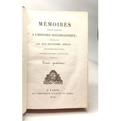 Mémoires pour servir à l'histoire ecclésiastique pendant le...