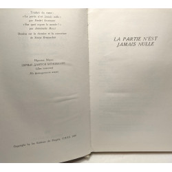 La partie n'est jamais nulle / Sur quoi repose le monde