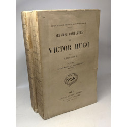 Philosophie TOME I: Littérature et philosophie mélées + TOME II:...
