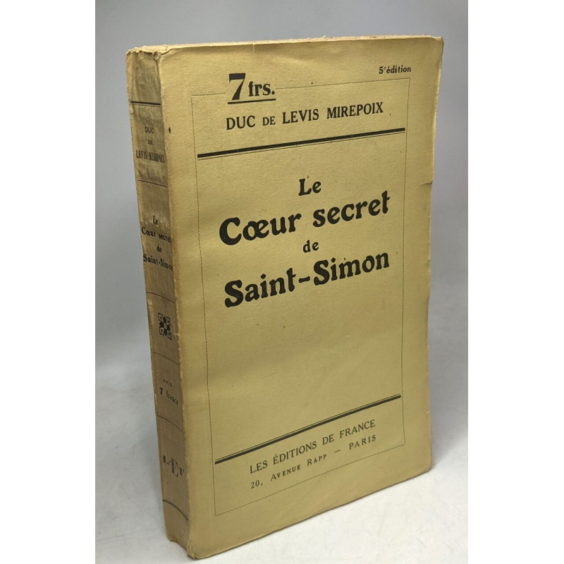 Le coeur secret de Saint-Simon