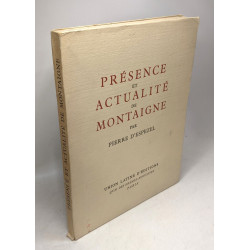 Présence et Actualité de Montaigne