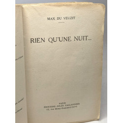 Rien qu'une nuit