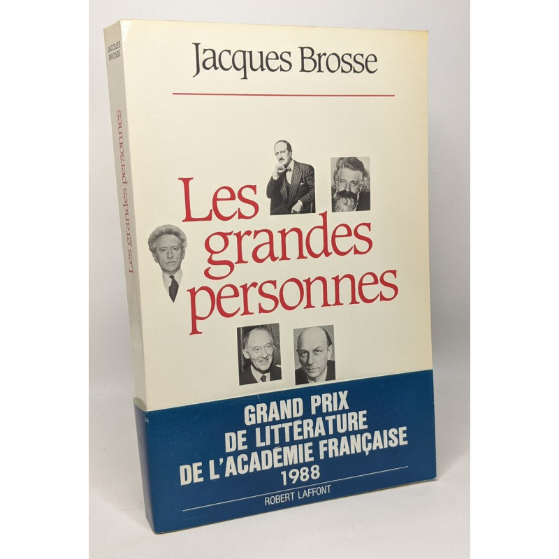 GRANDES PERSONNES --- avec hommage de l'auteur
