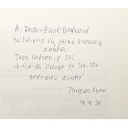 GRANDES PERSONNES --- avec hommage de l'auteur