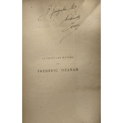 La vie et les oeuvres de Frédéric Ozanam