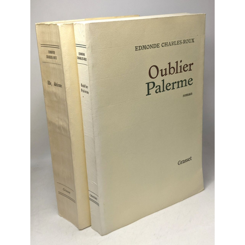 Oublier Palerme (1967) + Elle Adrienne (1971) - 2 livres