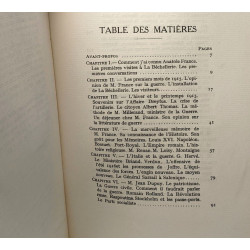 Anatole France à la Béchellerie propos et souvenirs 1914-1924