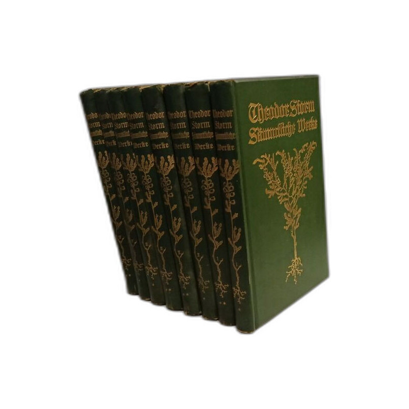 Theodor Storm's sämmtliche werke - neue ausgabe in acht bänden - 1912