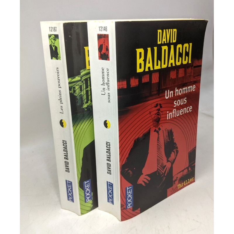 Un homme sous influence + Les pleins pouvoirs --- 2 livres