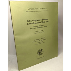 3e partie: XIIe siècle vol. I: oeuvres hagiographiques - Index...