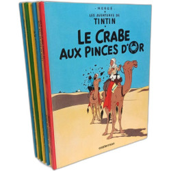 8 albums: On a marché sur la Lune, Le crabe aux pinces d'or,...