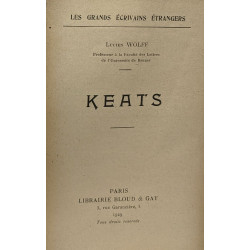 Keats - "Ecrivains étrangers"