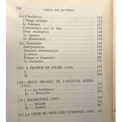 Eschyle Euripide - coll. arguments 53