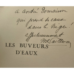 Les buveurs d'eaux - avec hommage de l'auteur