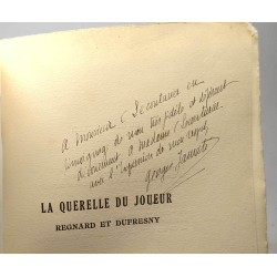 La Querelle du Joueur - Regnard et Dufresny - préface d'Edmond...