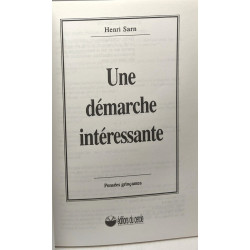 Une démarche intéressante - pensées grinçantes