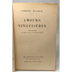 Amours singulières (traduit par Madame E.R. Blanchet)