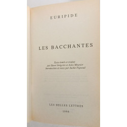 Les bacchantes bilingue