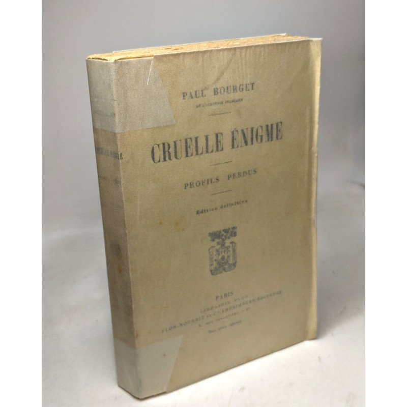 Cruelle énigme profils perdus