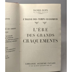 9 volumes: L'église des temps classique (T.1 et 2) + L'église ds...