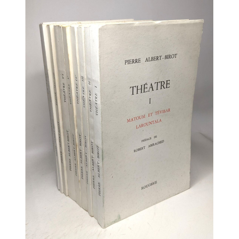 Théâtre (TOMES I à VI) + Poésie (1927-1937 + 1952-1966) + La Lune...