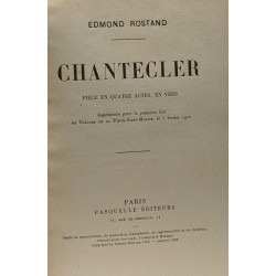 Chantecler pièce en 4 actes et 2 vers + La Samaritaine évangile en...