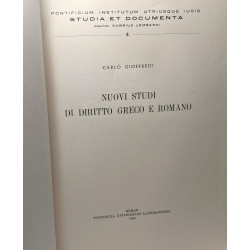 Nuovi studi di diritto greco e romano
