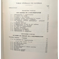 Traité de l'Argumentation. La nouvelle rhétorique. 2e Edition....