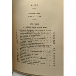 Les misérables IV Jean Valgean