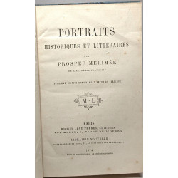 Portraits historiques et littéraires