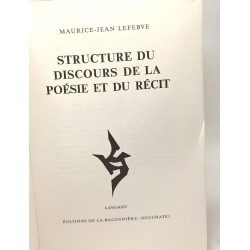 Structure du discours de la poésie et du récit