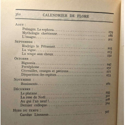 Calendrier de Flore