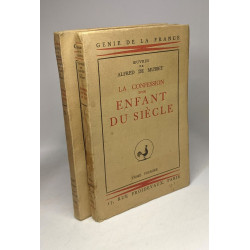 La confession d'un enfant du siècle - TOME 1 et 2 / Coll. Génie de...