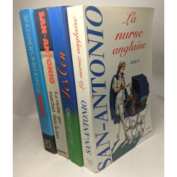 4 livres San Antonio: Les Con + La nurse anglaise + Si "queue...