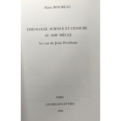 Theologie Science Et Censure Au Xiiie Siecle: Le Cas de Jean...