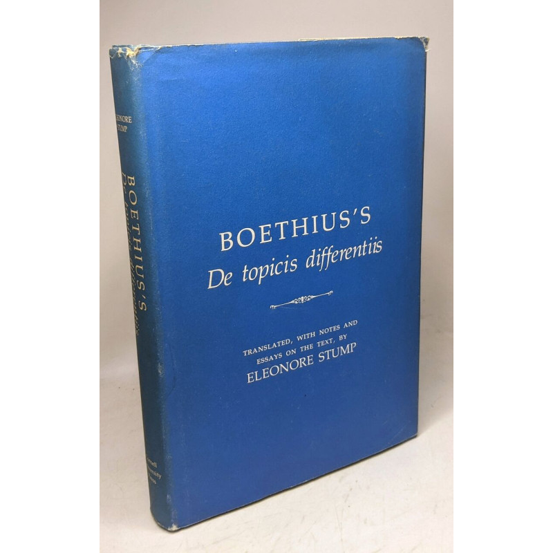 Boethius's "De topicis differentiis" - translated with notes and...