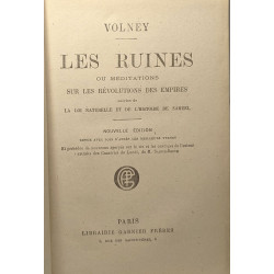 Les ruines ou méditations sur les révolutions des empires suivies...
