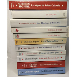 11 Romans de Christian Signol (voir descriptif complet): Les...