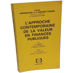 L'approche contemporaine de la valeur en finances publiques