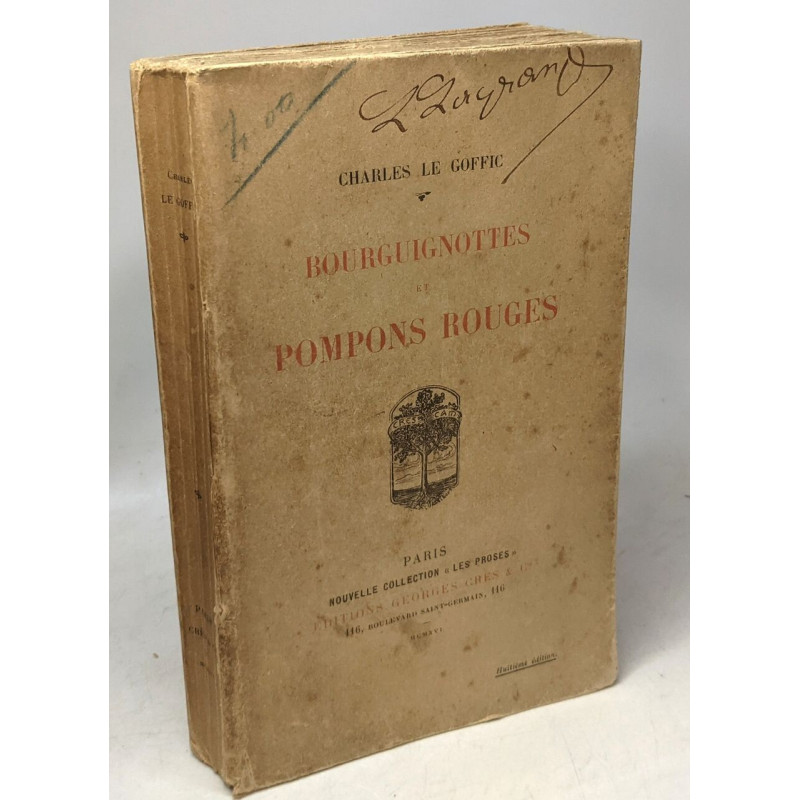 Bourguignottes et pompons rouges Charles