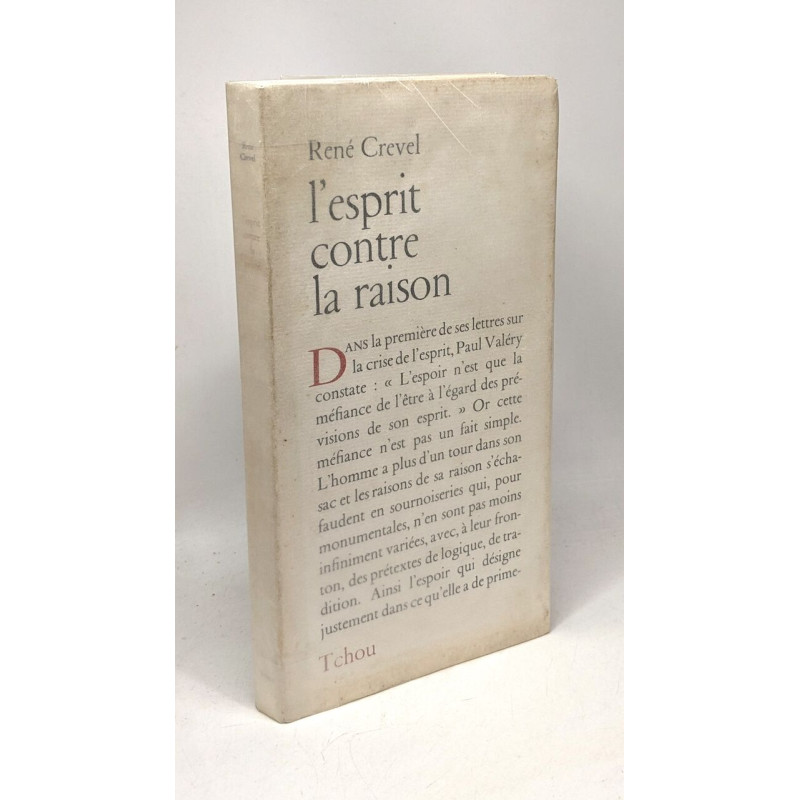 L'esprit contre la raison