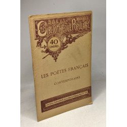 Les poètes français contemporains --- Nouvelle bibliothèque...