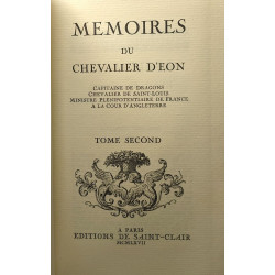 Mémoires du chevalier d'eon capitaine de dragons chevalier de...