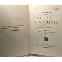 Le livre des chants. Collection : Selecta - exemplaire 522/1000...