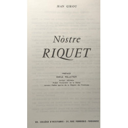 Nostre Riquet - préface Emile Pelletier