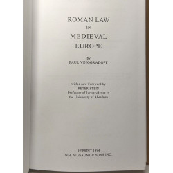Roman Law in Medieval Europe
