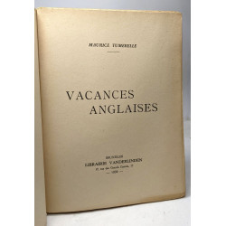 Vacance anglaises