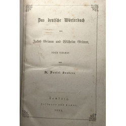 Das deutsche wörterbuch - kritisch beleuchtet von daniel sanders